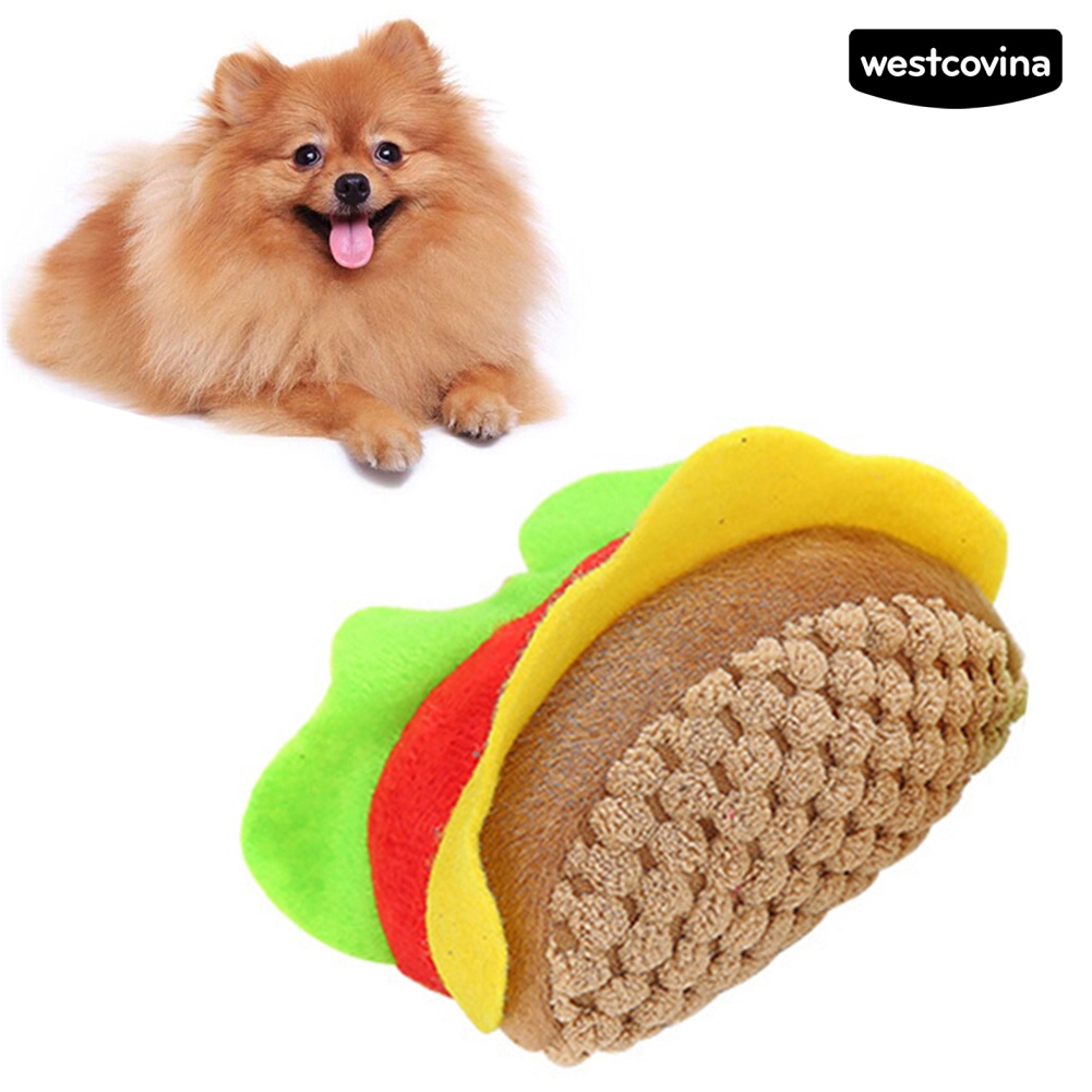 [COD]♞Đồ Chơi Nhồi Bông Hình Hamburger Chống Cắn Cho Mèo Cưng