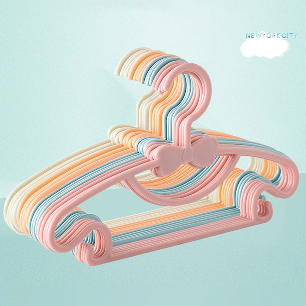 Móc Treo Quần Áo Bằng Nhựa Dày Không Biến Dạng Tiện Dụng