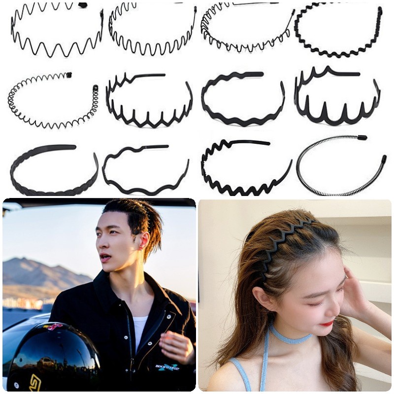 Băng Đô Cài Tóc Thể Thao Vô Hình Không Trượt Cho Nam Nữ