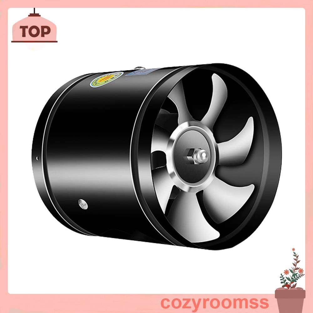 Quạt Thông Gió 2800RPM 4 6 8 Inch Bằng Kim Loại Gắn Tường Nhà Tắm / Toilet