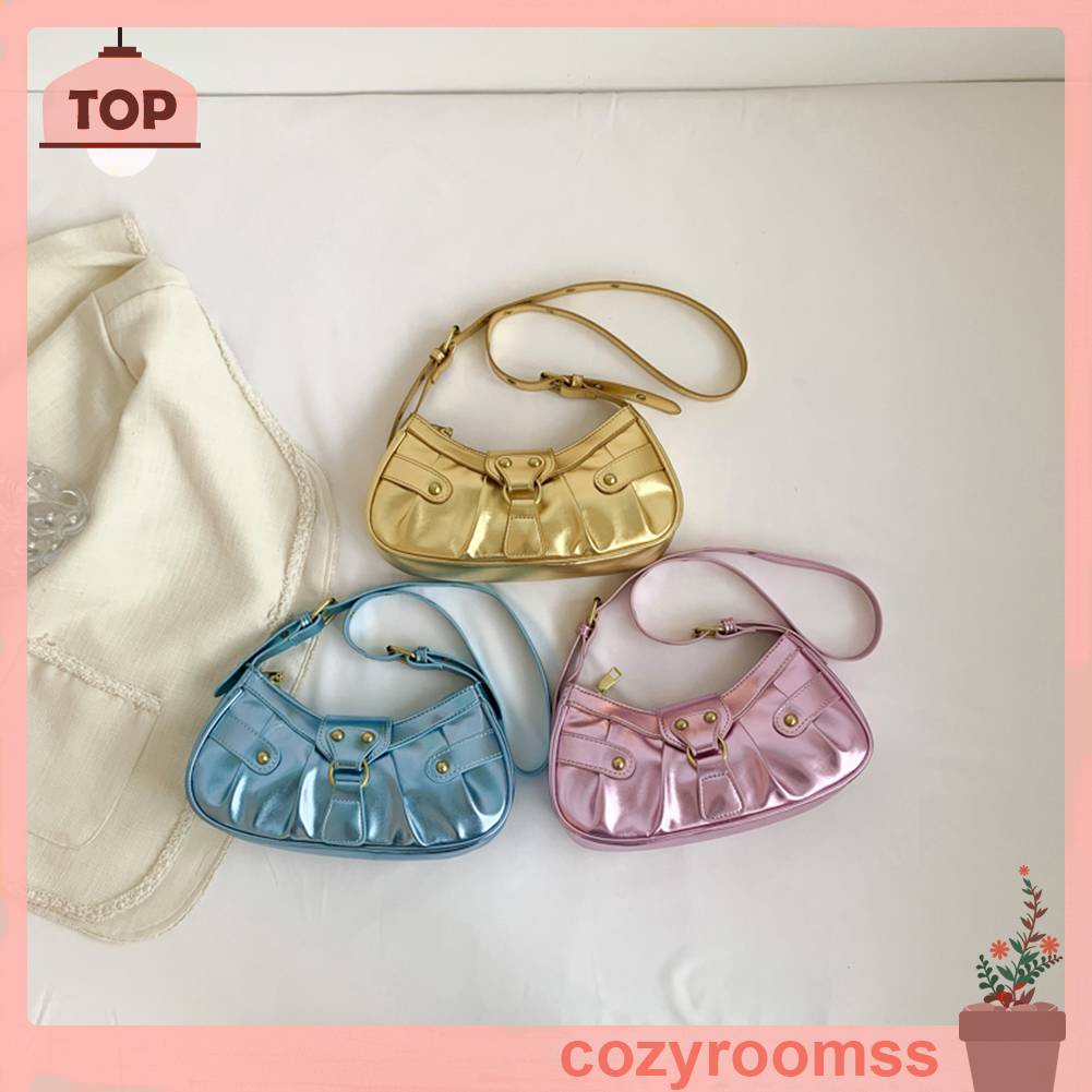 Túi Đeo Chéo Đính Đinh Tán Phong Cách Punk Y2K Thời Trang Cho Nữ