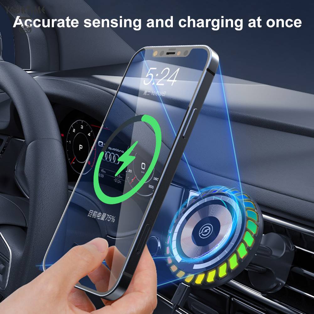 Giá Đỡ Đèn RGB 15W Cho Xe Hơi 14 13 12 Pro Max