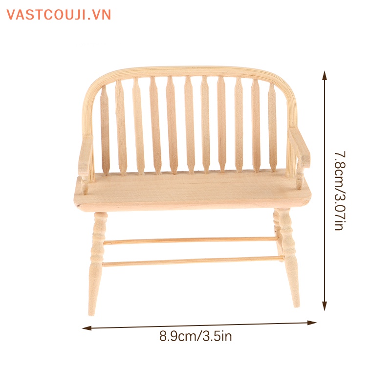 Mô Hình Ghế Đôi VASTJI Tỉ Lệ 1: 12 Trang Trí Nhà Búp Bê