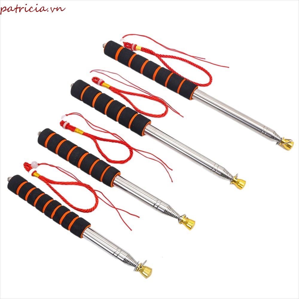 Cột Cờ Cầm Tay Bằng Thép Không Gỉ Có Tay Cầm Xốp Tiện Dụng Cho Huấn Luyện Viên Du Lịch