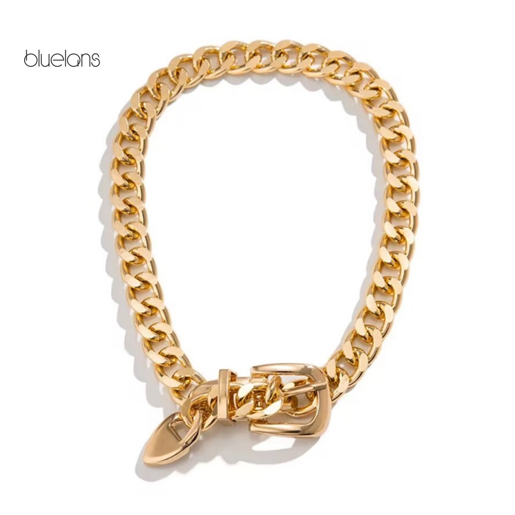 Vòng Cổ Dây Xích Mảnh Có Khóa Điều Chỉnh Được Phong Cách Punk Cổ Điển Cho Nữ