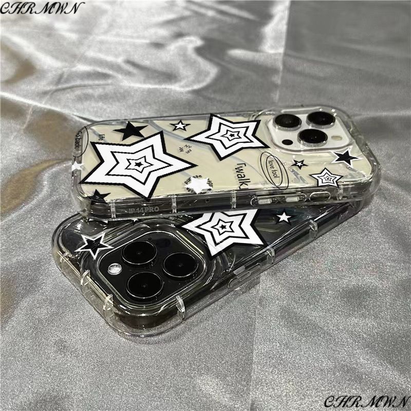 Ốp Điện Thoại Mềm Trong Suốt Ba Lớp Họa Tiết Ngôi Sao Sinsplus 1312 / 8 Iphone14Promax711 / ZFTW