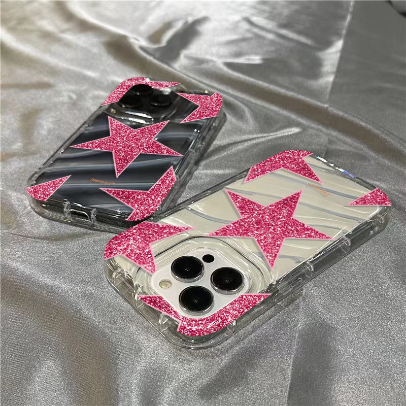 Ốp Điện Thoại Mềm Trong Suốt Đính Sequin Hình Ngôi Sao Lấp Lánh Cho Iphone 14Promax 1312 / 11 7 / 8plus xr / sins BK7Q