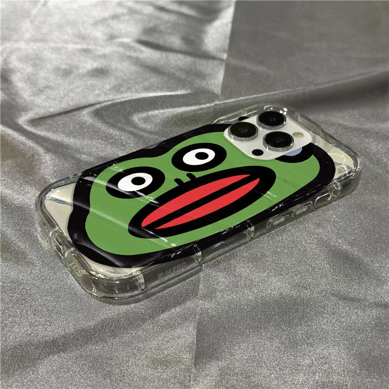 Ốp Điện Thoại Mềm Trong Suốt Họa Tiết Môi Đỏ / Ếch Dễ Thương Cho iPhone14promax87 1312 xr11 plus 8QNX