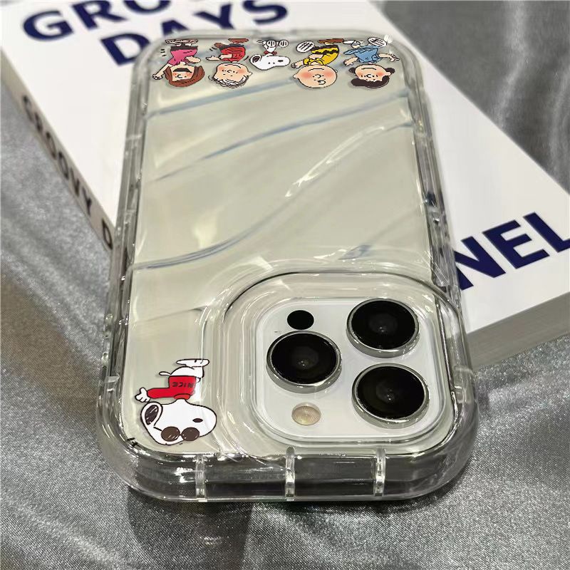 Ốp Điện Thoại Mềm Trong Suốt In Hình Snoopy Cho Iphone 14Promax 1312 / 11 7 / 8plus xr / sins O5X0