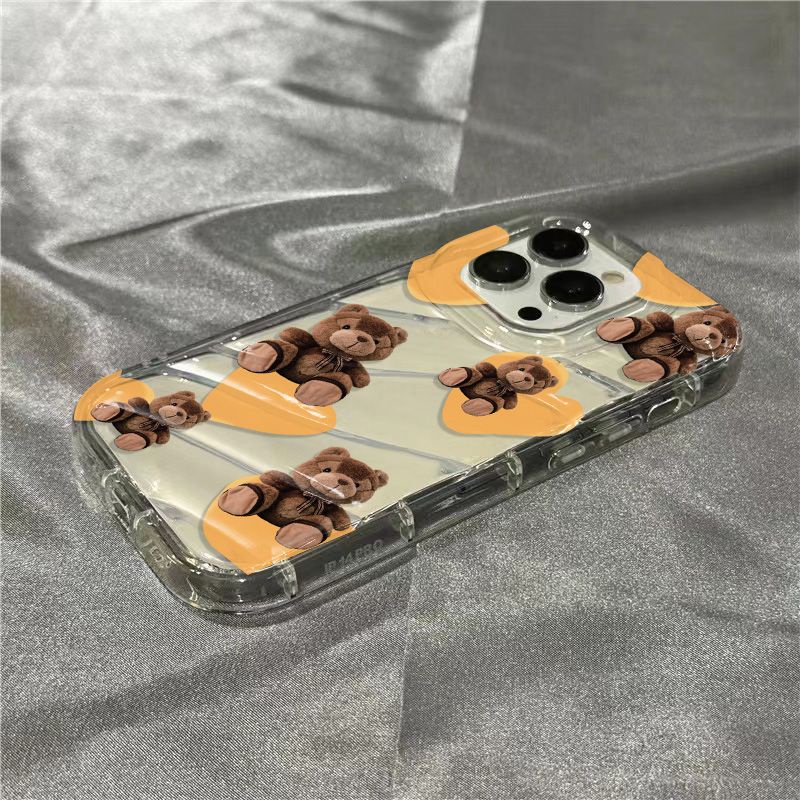 Ốp Điện Thoại Mềm Trong Suốt In Hình Gấu Dễ Thương Cho Iphone 11iphone14promax 7 / 1312xr plus / sins 8
