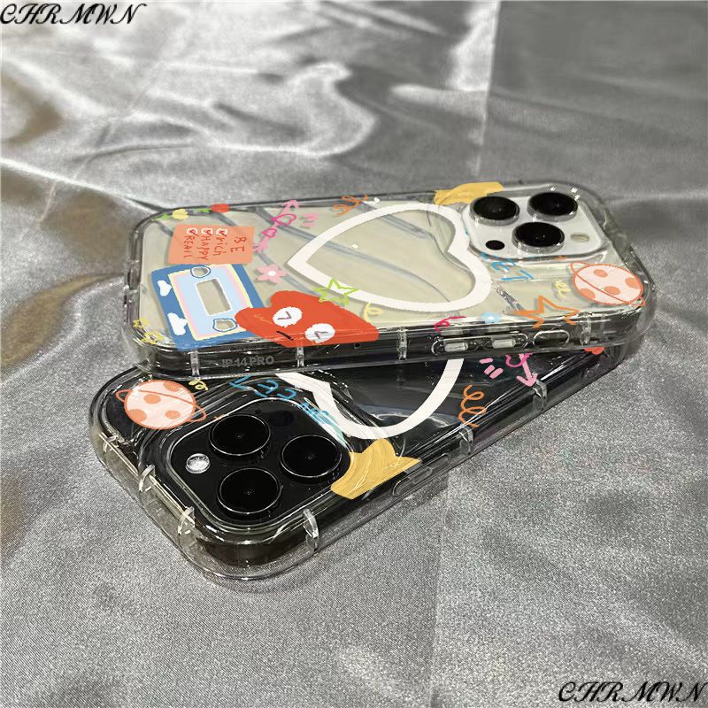 Ốp Điện Thoại Mềm Trong Suốt In Hình Dễ Thương Cho iPhone14promax 1312 / 11 7 / 8plus xr / sins BSKU