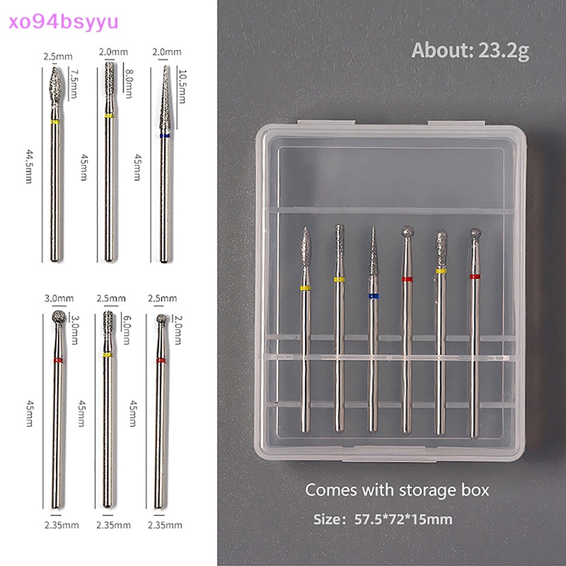 Set 6 Đầu Mài Móng Tay Chuyên Dụng Xo94Bsyu