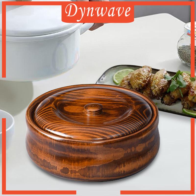 Tô Gỗ Hình Tròn Đa Năng Có Thể Tái Sử Dụng