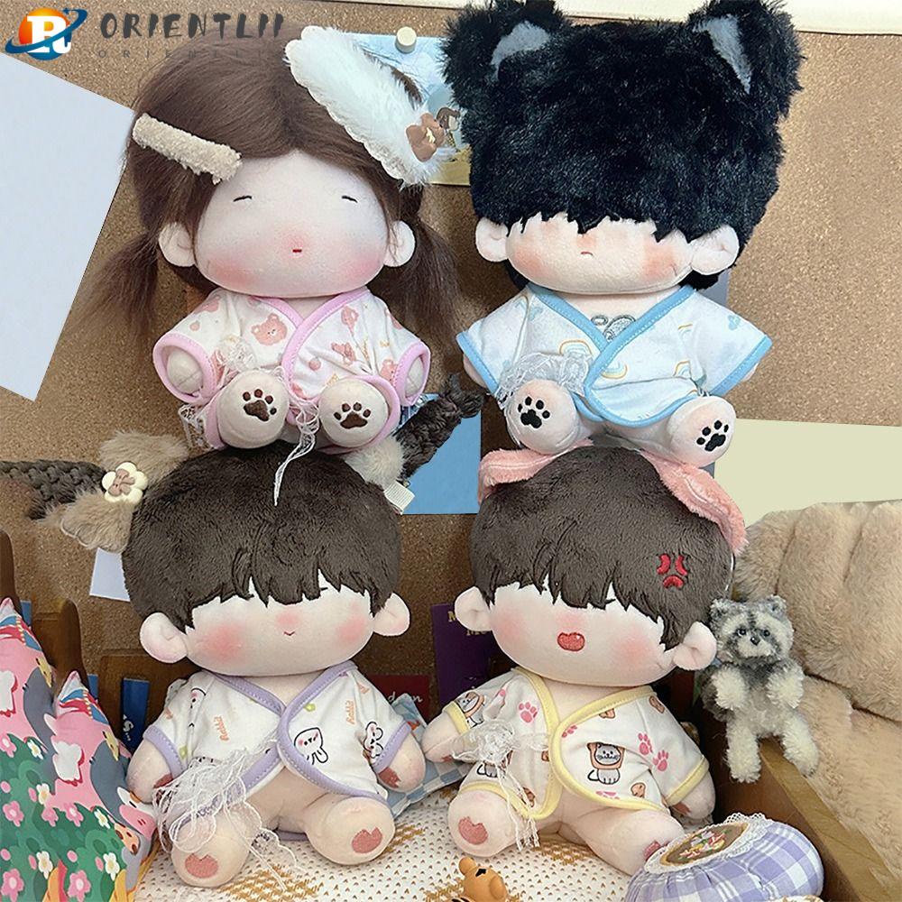 ORIENTLII Búp Bê Nhồi Bông Vải Cotton Cỡ 20cm Thiết Kế Dễ Thương