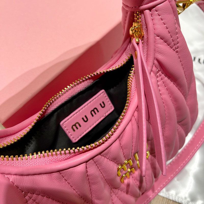 VIUK MIU MIU 2023 new fashion portable women's bag pleated bag cloud bag shoulder crossbody all-match Korean style underarm bag