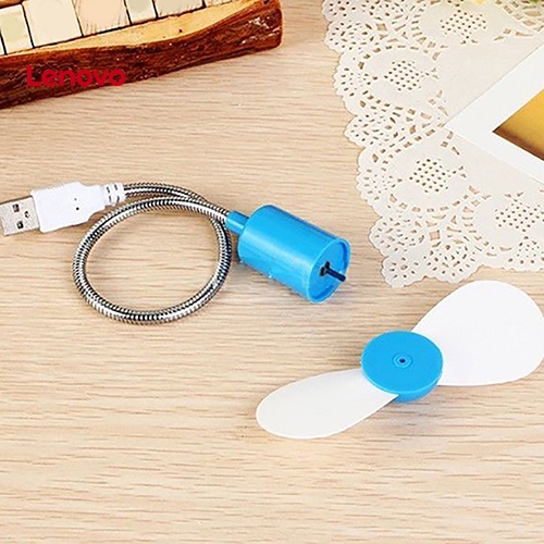 Quạt làm mát USB LENOVO sunflower mini dễ thương linh hoạt cho máy tính/ laptop
