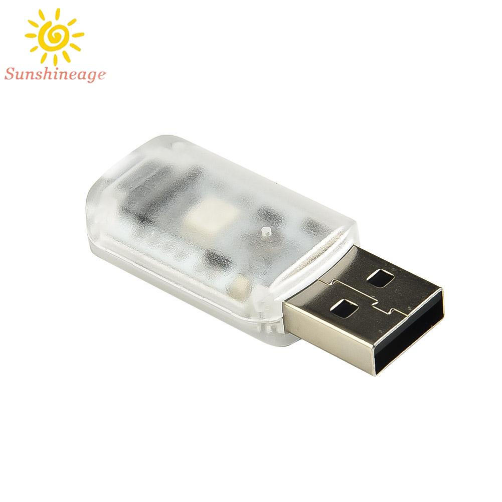 1 Bóng Đèn USB Trang Trí Nội Thất Xe Hơi