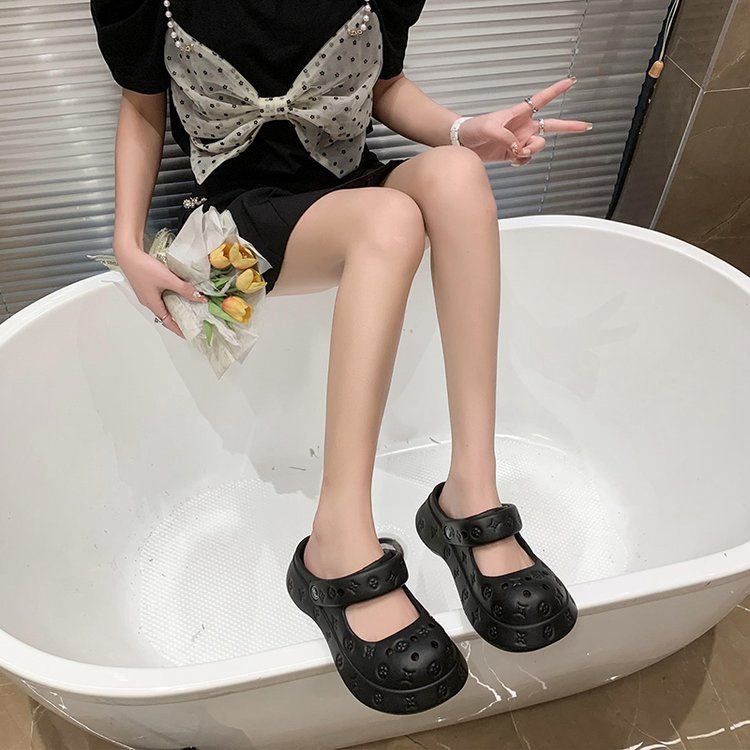FEIJIANU dép Cross dép sandal nữ giày đi biển đáng yêu thoải mái 26Z23062914