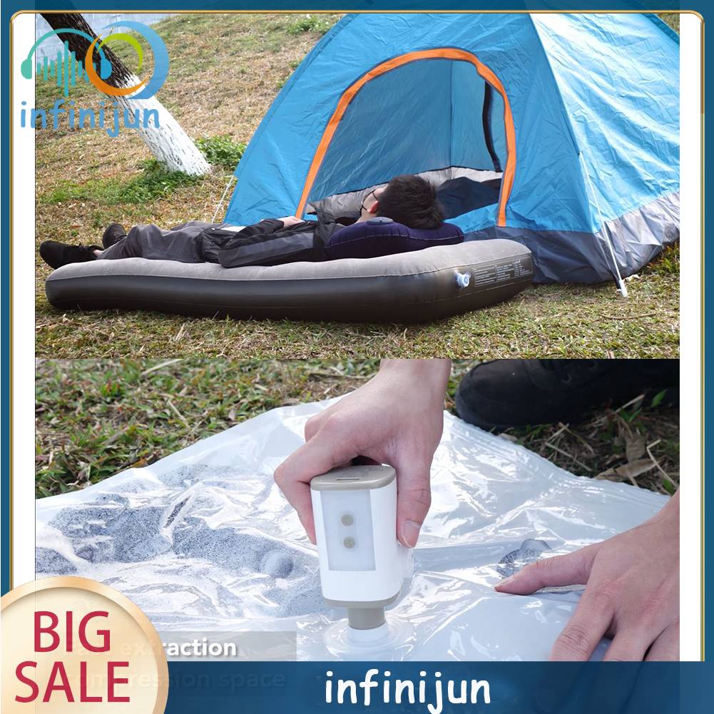 Máy Bơm Hơi Điện Tử Có Đèn Cho Hoạt Động Ngoài Trời