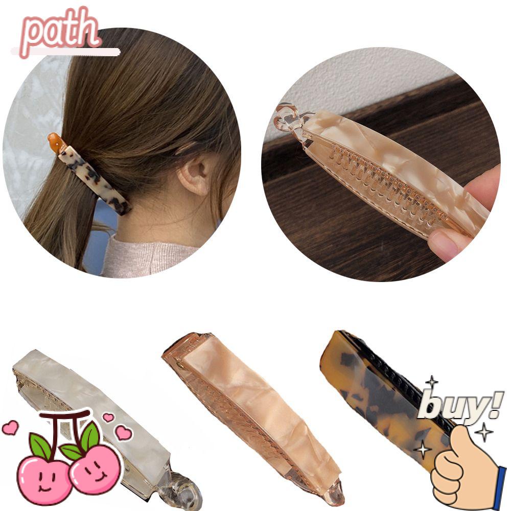 PATH Kẹp Tóc Họa Tiết Da Báo Phong Cách Vintage