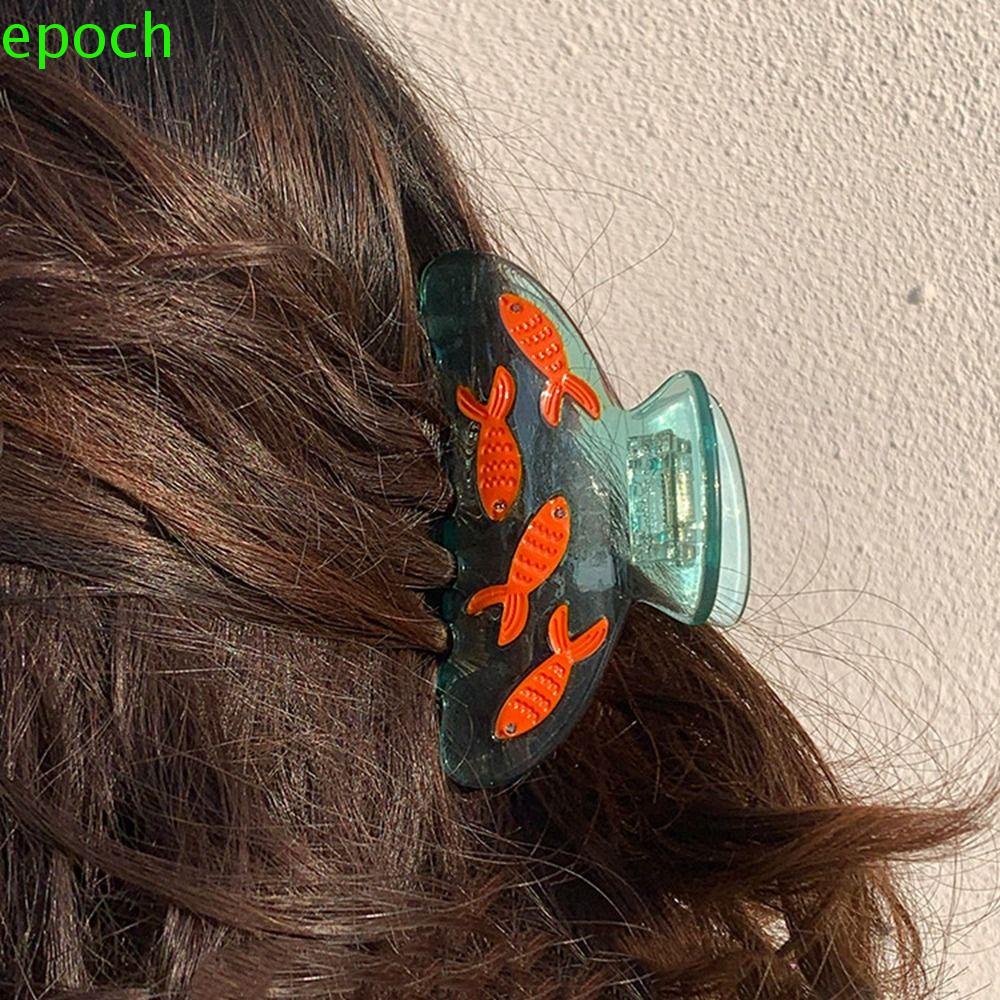 Epoch Kẹp Tóc Càng Cua / Kẹp Tóc Đuôi Ngựa Bằng Axit Dish Hũ Axit Acetic Sáng Tạo Cho Nữ