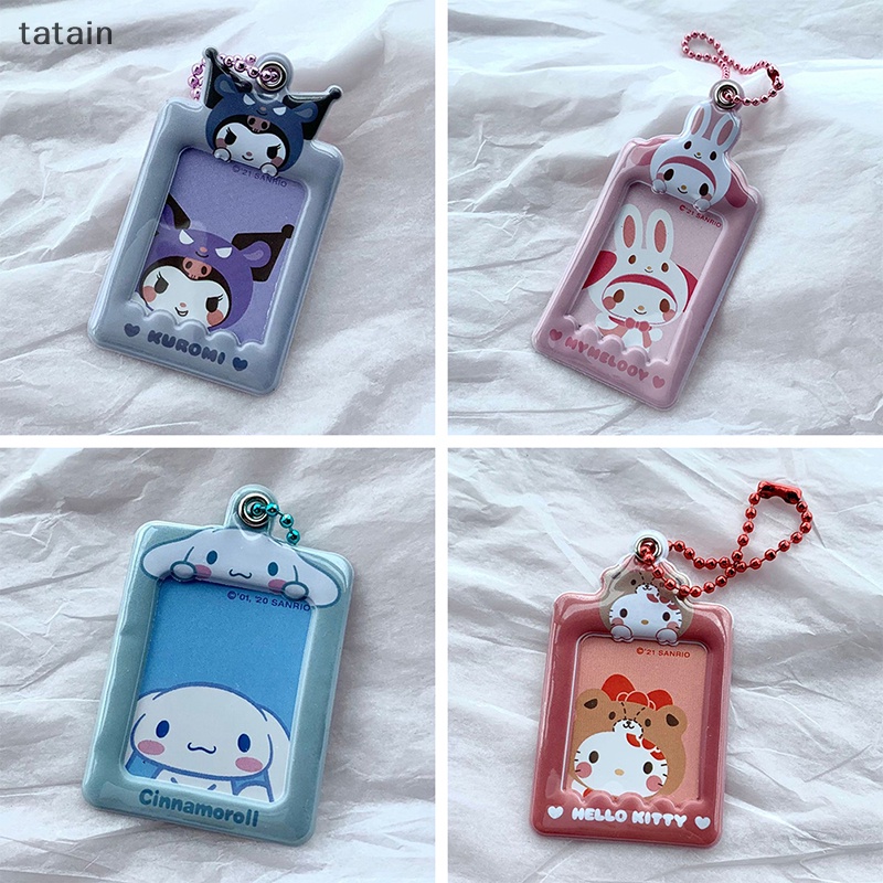 Móc Khóa / Thẻ Id 1 Inch Họa Tiết Hoạt Hình Dễ Thương