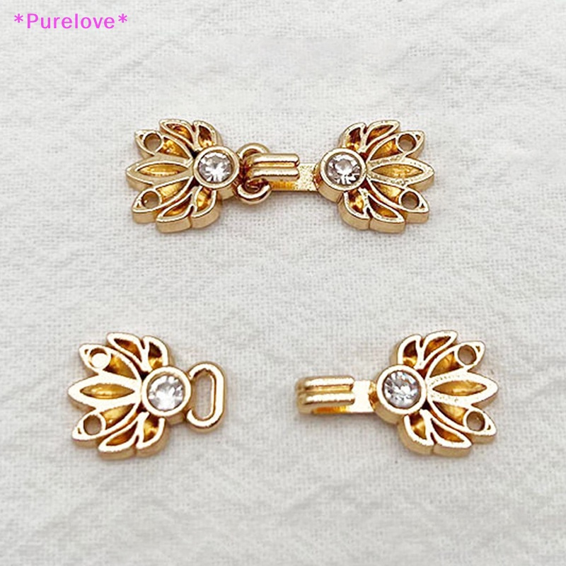 Purelove &gt; Nút Cài Áo Bằng Kim Loại Phong Cách Hanfu Tang Dành Cho Búp Bê Ming Tự Làm Thủ Công Hàng Mới