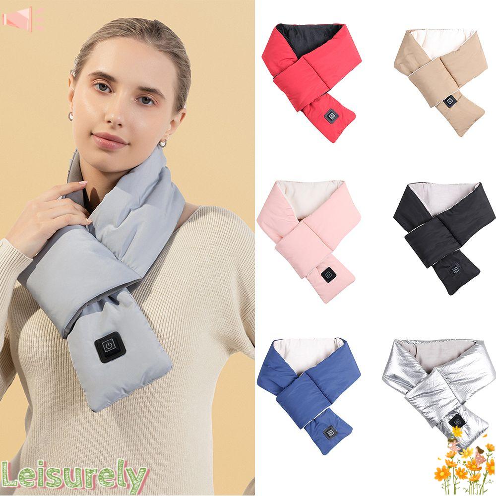 LEILY Khăn Choàng Cổ Giữ Ấm Bằng Điện Nhiều Màu Sắc Thời Trang Mùa Đông