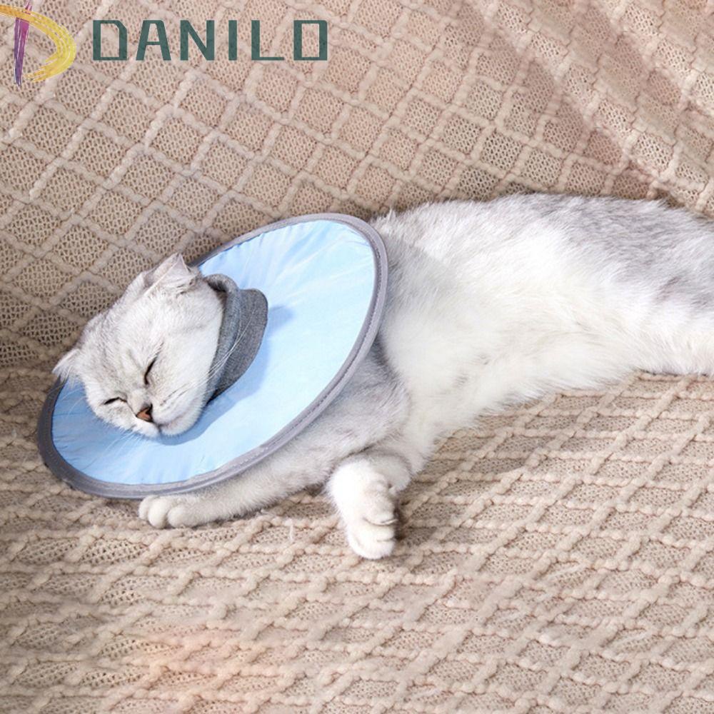 DANILO Vòng Đeo Cổ Mềm Mại Nhiều Màu Sắc Không Thấm Nước Chống Gàu Có Thể Điều Chỉnh Bảo Vệ