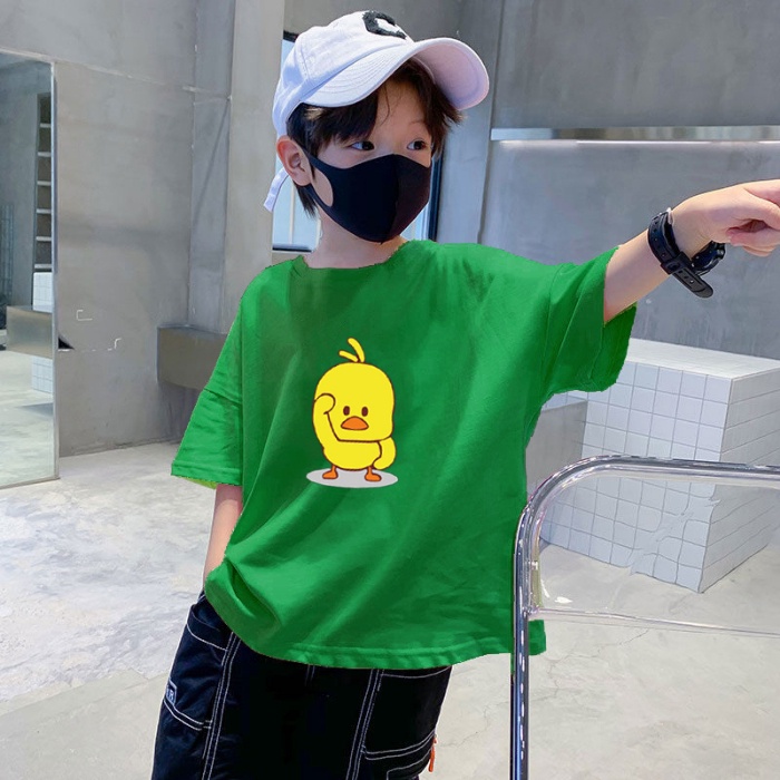 Mới Áo Thun 100% Cotton Tay Ngắn Unisex Cho Bé