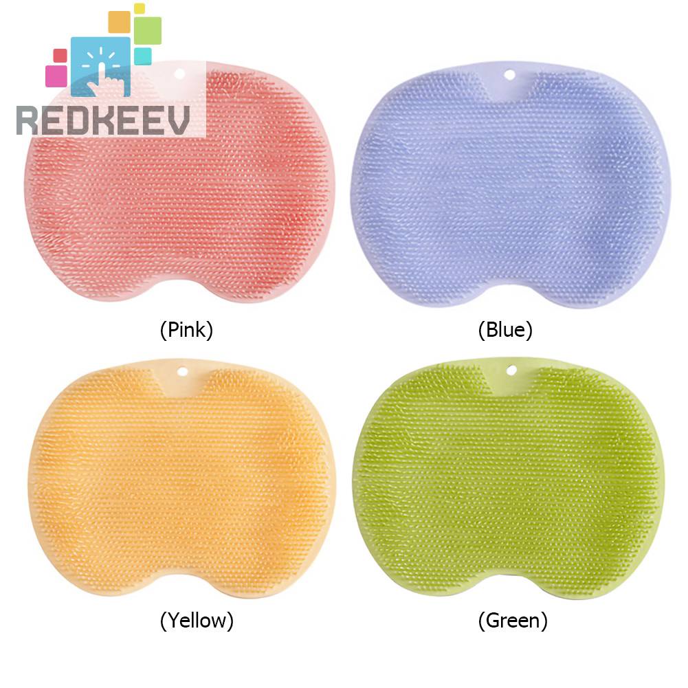 Bàn Chải Mát Xa Tẩy Tế Bào Chết Lưng Cơ Thể Gấp Gọn Tiện Dụng Cho Phòng Tắm