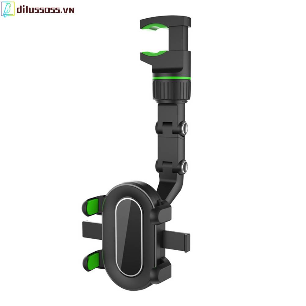 Giá Đỡ Điện Thoại 4-7 inch Xoay 960 Độ Gắn Kính Chiếu Hậu Xe Hơi