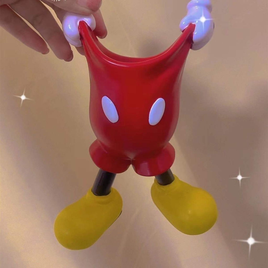 Giá Đỡ Bút Để Bàn Hình Găng Tay Chuột Mickey Dễ Thương