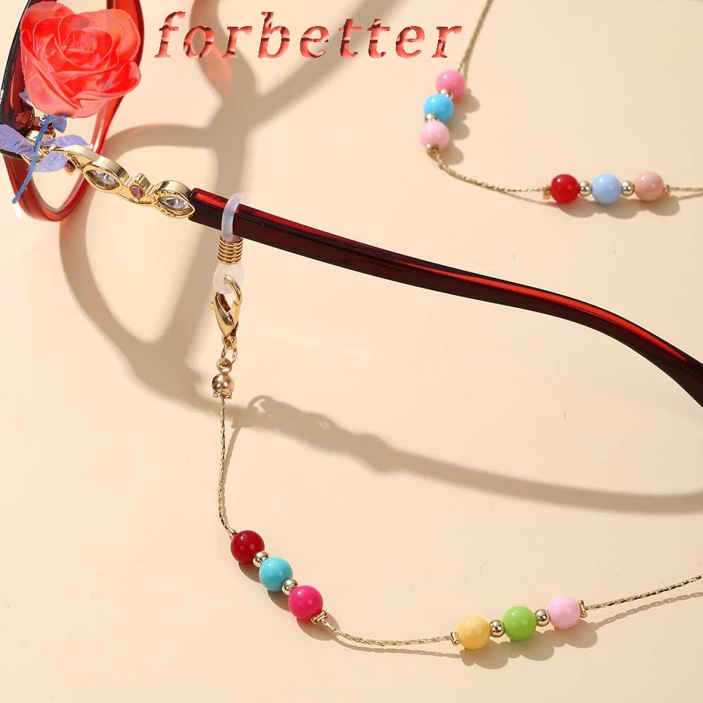 FORBETTER Dây Chuỗi Đeo Mắt Kính Chống Thất Lạc Hình Trái Tim / Cầu Vồng / Ngôi Sao Năm Cánh Thời Trang