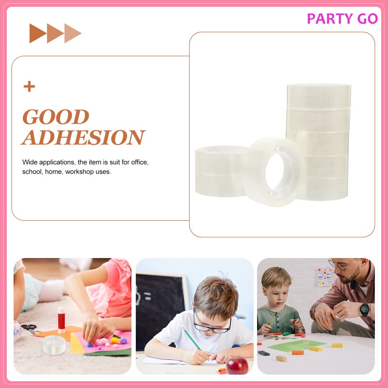 8 Cuộn Băng Keo Trong Suốt Tiện Dụng Và Bền