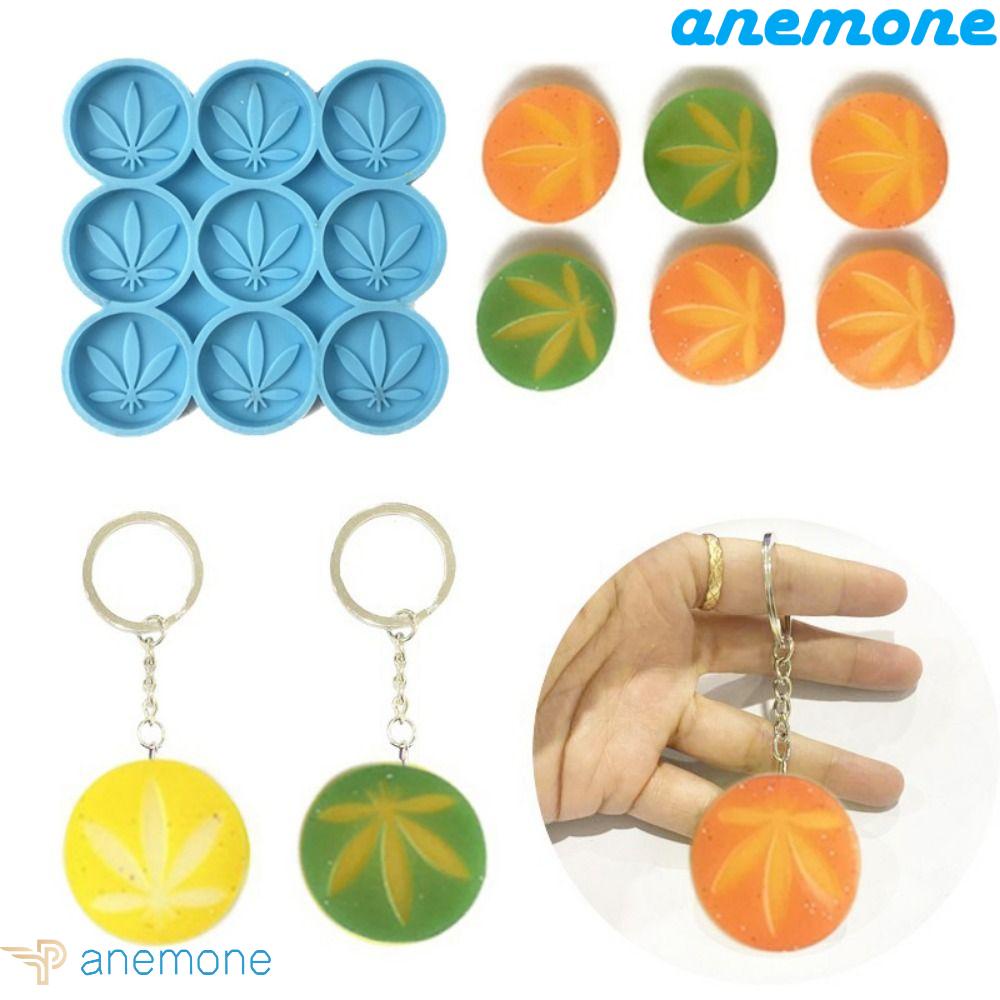 Khuôn Silicone Làm Mặt Dây Chuyền / Bông Tai Hình Chiếc Lá Chống Dính Tiện Dụng