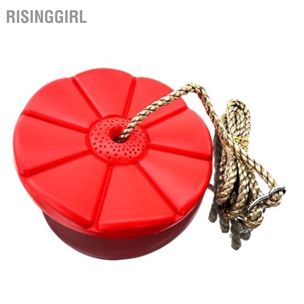 RisingGirl Đu quay cây đĩa nhựa nặng với dây PE cho trẻ em Thiết bị vui chơi ngoài trời