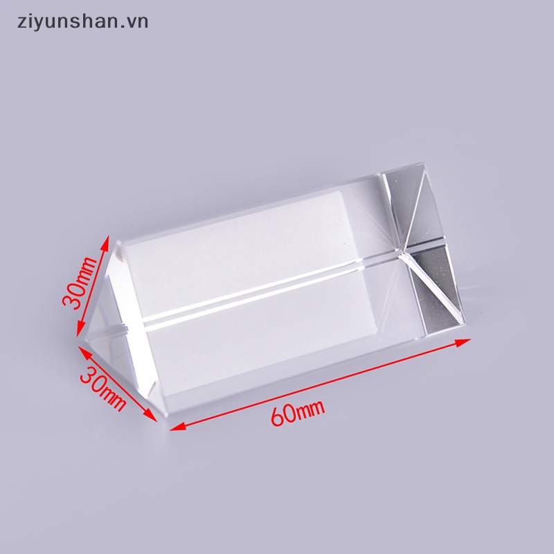 Khối Lăng Kính Tam Giác Bằng Thủy Tinh ziyunshan 30 * 30 * 60mm BK7