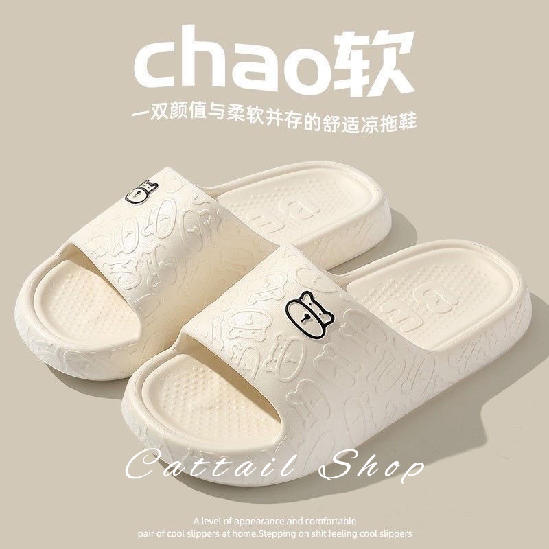 DISHULAN dép dép nữ dép bánh mì nữ dép bánh mì nữ Chống Trượt 062908