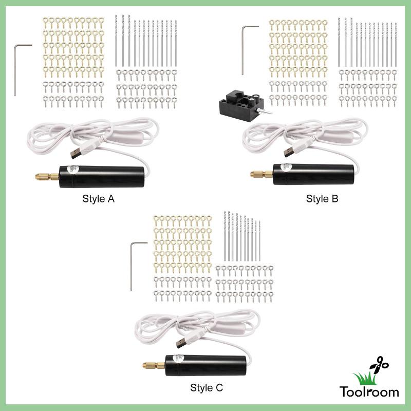 Máy Khoan Điện USB Cầm Tay Bằng Nhựa Resin Phong Cách A