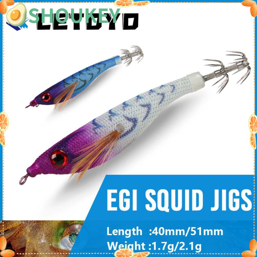 SHOUKEY Mồi Câu Cá Hình Con Mực 2023 Chì 99mm 6.5g