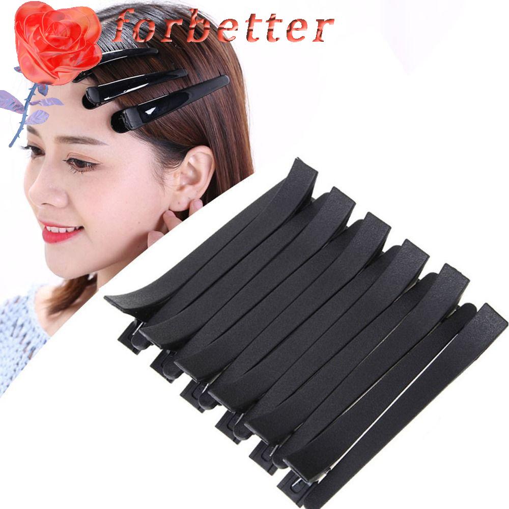 FORBETTER Set 12 Kẹp Tăm Màu Đen Chuyên Dụng Cho Salon