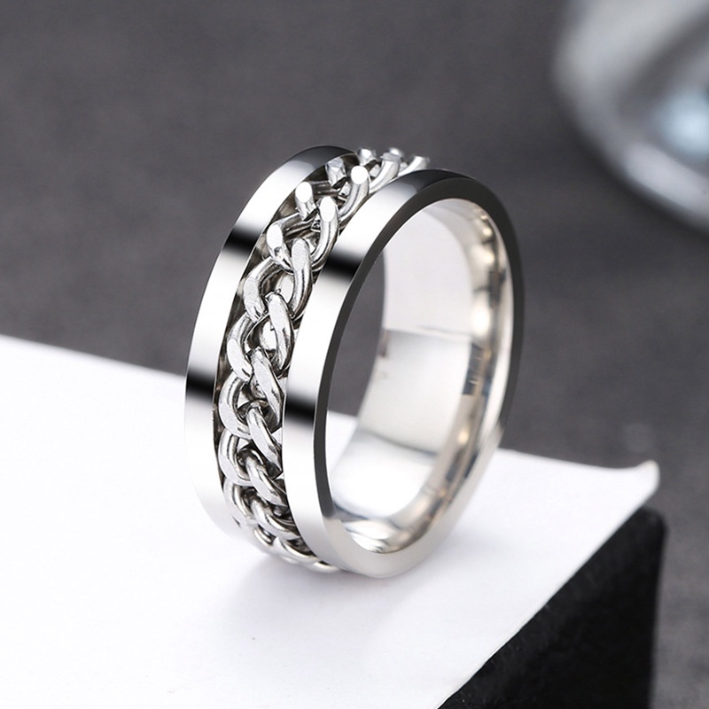 Ygt Nhẫn Mở Nắp Chai Dạng Xoay Bằng Thép Không Gỉ Giúp Giảm Căng Thẳng Dành Cho Nam Và Nữ