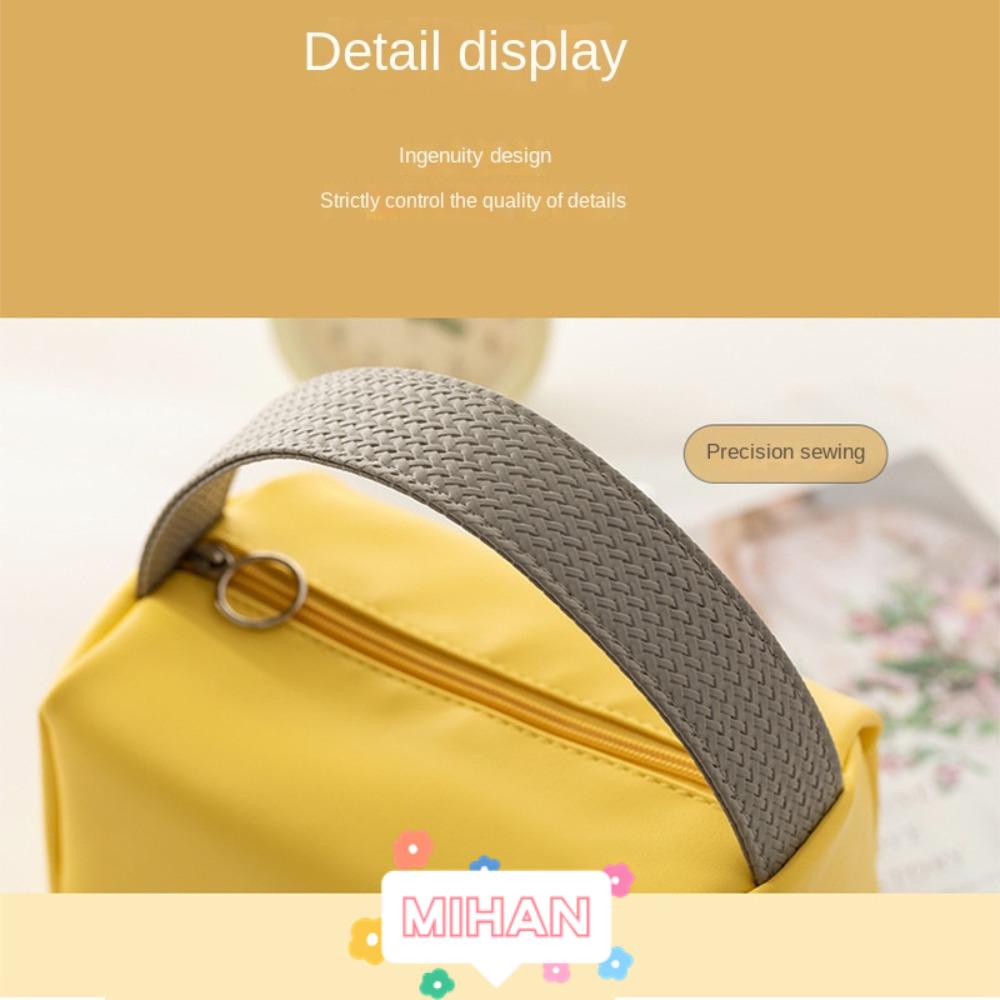 MIHAN1 Túi Đựng Mỹ Phẩm Du Lịch Màu Hồng Reticule