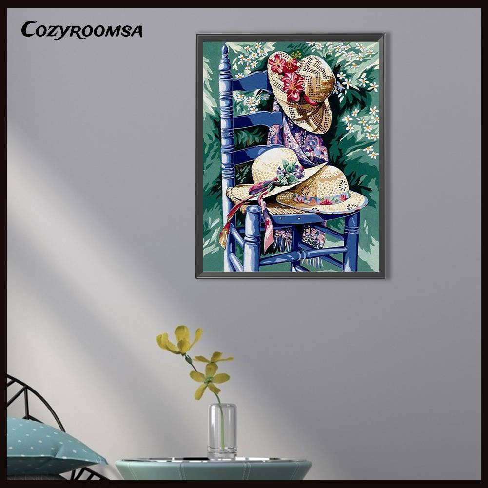 Tranh Đính Đá Kim Cương Toàn Bộ 5D DIY Hình Vẽ Nón