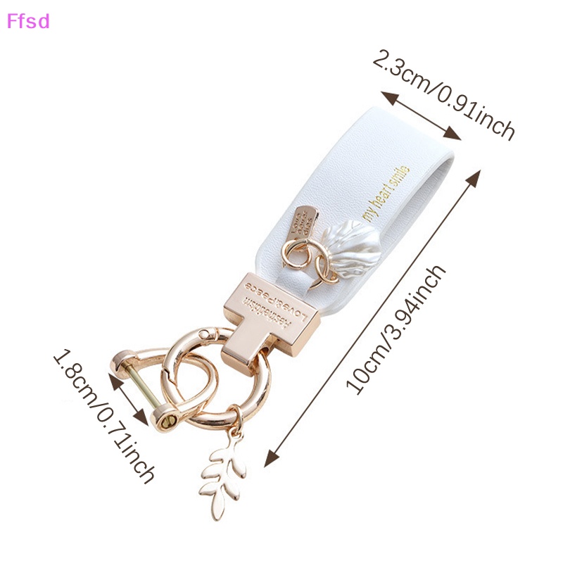 Móc Chìa Khóa / Điện Thoại Bằng Da PU Hình Chiếc Lá Sáng Tạo Cho Nam Và Nữ