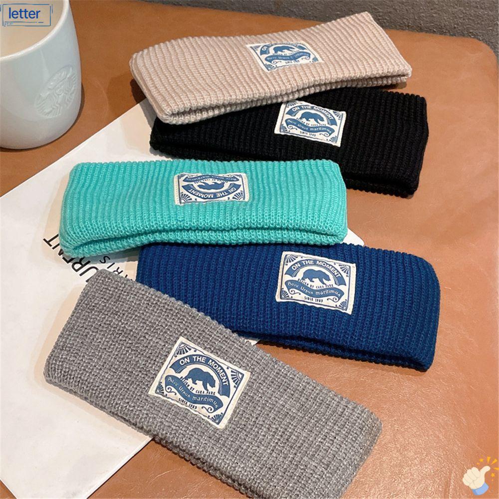 LET Băng Đô Dệt Kim Mềm Mại Co Giãn Giữ Ấm Mùa Đông