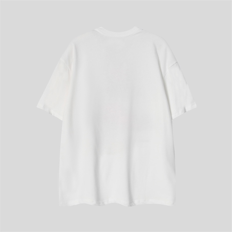 Áo Thun Tay Ngắn Dáng Rộng In Hình RHUDE F1 Phong Cách Âu Mỹ