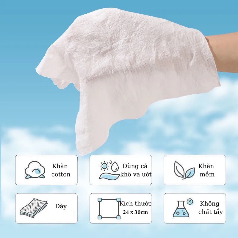 Khăn Nén Du Lịch Dạng Viên Kẹo Tiện Lợi Tissue Paper Tablets
