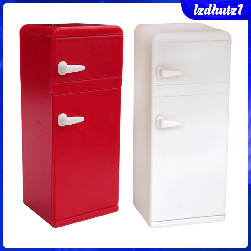 Tủ Lạnh Mini Tỉ Lệ 1: 12 Dùng Để Trang Trí Nhà Búp Bê